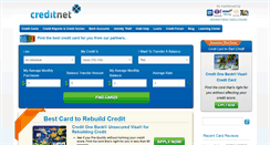 Desktop Screenshot of creditnet.com
