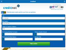Tablet Screenshot of creditnet.com
